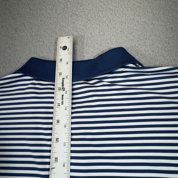Peter Millar Polo Shirt Men‎ Extra Large Blue Peachtree Golf Club Summer Comfort - Picture 14 of 16